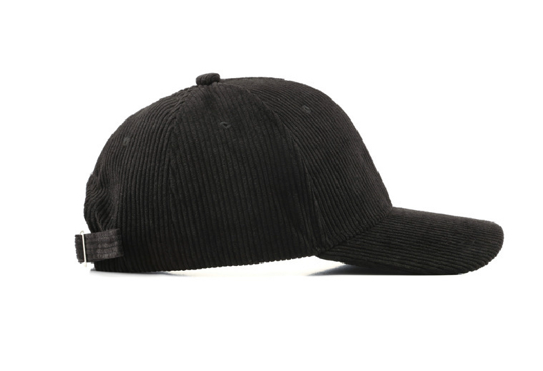 Corduroy Structured Crown Low Profile Adjustable Silver Clasp Boyfriend Ball Cap | 3.25" Brim | One Size Teen–Adult