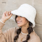 100% Soft Polyester Ultra Soft Plush Faux Fur Bucket Hat | 3.25" Brim | One Size
