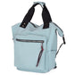 Easy Wipe Nylon Convertible Backpack Tote Bag with 7 Pockets | 18" x 17"
