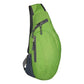 100% Polyester Nylon Packable Padded Strap Sling Bag with Storage Pouch | 8.5" x 3" x 17"
