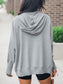 Blueberi B Women’s Perfee Half Snap Long Sleeve Hoodie Polyester Size S-XL