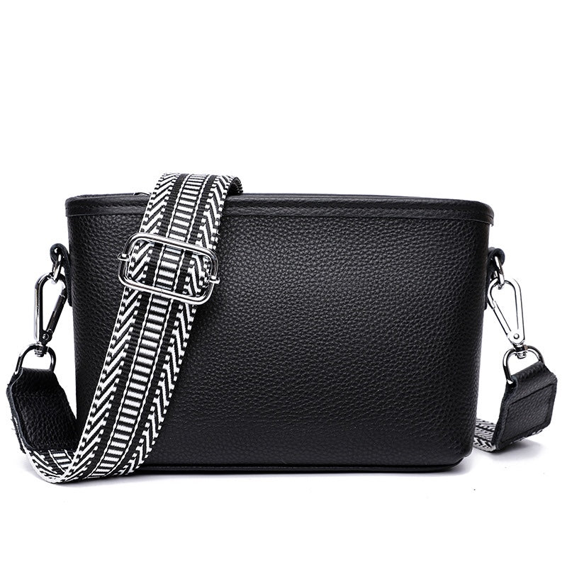 Aria Genuine Leather Guitar Strap Compact Crossbody Bag