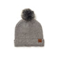 C.C® 100% Polyester Boucle Ultra Soft Faux Fur Pom Beanie | One Size