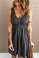 Blueberi B Women’s Sleeveless Button Down Mini Magic Dress Polyester Spandex Size S-2XL
