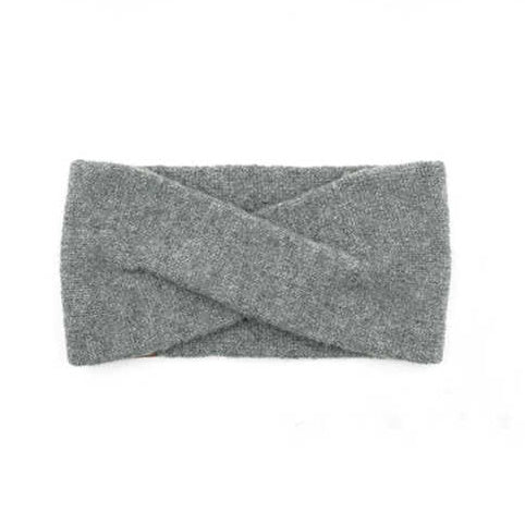 C.C® Cashmere Wool Blend Luxury Fine Yarn Criss-Cross Cuff Headwrap | One Size