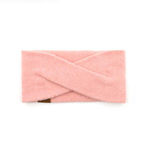 C.C® Cashmere Wool Blend Luxury Fine Yarn Criss-Cross Cuff Headwrap | One Size