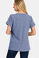 Zenana Women’s Notched Short Sleeve Waffle T-Shirt Polyester Cotton Spandex Size S-L