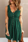Blueberi B Women’s Sleeveless Button Down Mini Magic Dress Polyester Spandex Size S-2XL