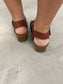 Very G Shayne Wedge Sandals - Vegan Faux Leather - Multiple Colors - Sizes 6-11
