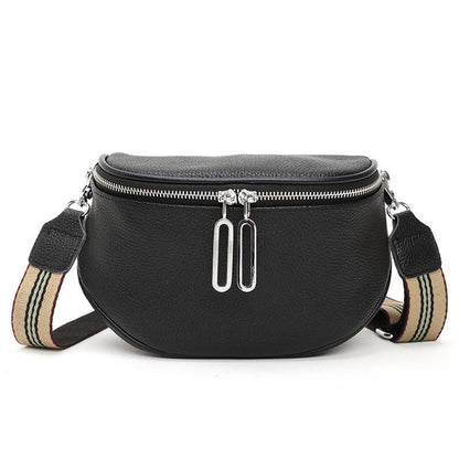 Hazel Genuine Leather Guitar Strap Sling Bag