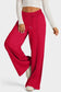 Blueberi B Women’s Drawstring Elastic Waist Wide Leg Pants Polyester Size S-2XL