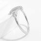 Women’s 925 Sterling Silver Moon Open Ring