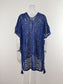 Blueberi B Women's Cutout V-Neck Cover-Up with Tassel Polyester One Size