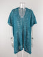 Blueberi B Women's Cutout V-Neck Cover-Up with Tassel Polyester One Size