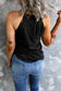 MAMA Round Neck Sleeveless Tank Top - Maternity Graphic Tank Polyester Elastane Sizes S-2XL