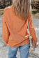 Blueberi B Women's Letter Graphic Round Neck Long Sleeve Oversize Sweatshirt Polyester Size S-2XL