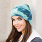 C.C® 52% Viscose 28% Polyester 20% Nylon Super Soft Tie Dye Fold-Over Cuff Boyfriend Beanie | Teen–Adult