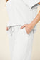 Double Take Women’s Full Size Texture Round Neck Short Sleeve T-Shirt and Wide Leg Pants Polyester Spandex Size S-3XL