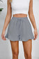 Blueberi B Women's Full Size Drawstring Ruffle Hem Shorts Cotton Size S-3XL