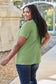 Basic Bae Women’s Bamboo Full Size  V-Neck Short Sleeve T-Shirt Bamboo Spandex Size S-3XL
