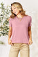 Basic Bae Women’s Full Size Round Neck Short Sleeve T-Shirt Rayon Spandex Size S-3XL
