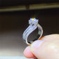 Women’s 1 Carat Moissanite 925 Sterling Silver Ring