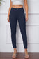 Basic Bae Women’s Stretchy Stitch Pants Rayon Nylon Spandex Size S-3XL