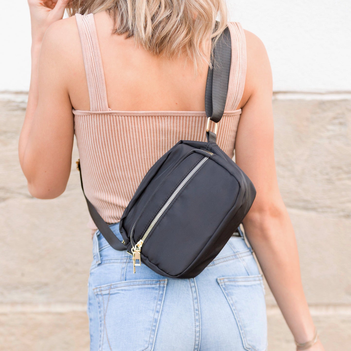 Take Your Shot Nylon Camera Crossbody Bag