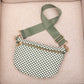 Layla Woven Checkered Crossbody Sling Bag