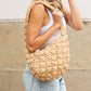 Dale Quilted Puffer Polyester Nylon Shoulder Bag