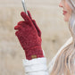 C.C® 100% Buttery Soft Chenille Polyester Touchscreen Compatible Gloves | One Size Teen–Adult