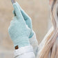 C.C® 100% Buttery Soft Chenille Polyester Touchscreen Compatible Gloves | One Size Teen–Adult
