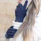 C.C® Recycled Polyester Spandex Heathered Knit Touchscreen Gloves | One Size