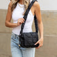 Brinley Quilted Puffer 100% Nylon Fold-Over Crossbody Bag