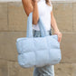 Daphne Quilted Puffer Polyester Nylon Tote Bag