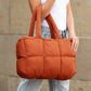 Daphne Quilted Puffer Polyester Nylon Tote Bag