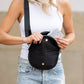 Riley Easy-Wipe Nylon Fold-Over Crossbody Bag