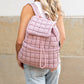Stevie Quilted Puffer Easy-Wipe Nylon Backpack with Front Compartment & Multiple Pockets | Black, Citrine, Ivory, Mauve, Pebble, Slate Blue