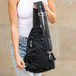 Bekah Brushed Vegan Suede Convertible Backpack Sling Bag