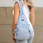 Bekah Brushed Vegan Suede Convertible Backpack Sling Bag