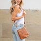 Danica Soft Vegan Leather Guitar Strap Crossbody Bag with Card Deck