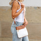 Danica Soft Vegan Leather Guitar Strap Crossbody Bag with Card Deck