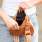 Danica Soft Vegan Leather Guitar Strap Crossbody Bag with Card Deck