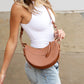 Alice Vegan Leather Crescent Crossbody Bag
