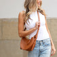 Alice Vegan Leather Crescent Crossbody Bag