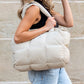 Daphne Quilted Puffer Polyester Nylon Tote Bag