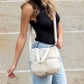Jacie Quilted Puffer Polyester Nylon Crossbody Mini Tote Bag