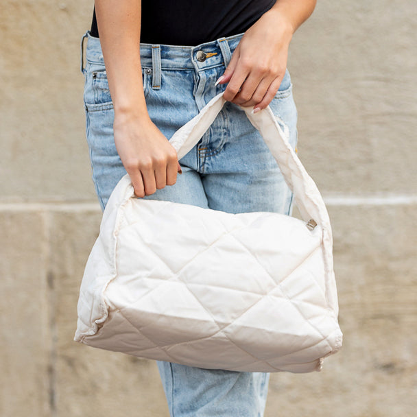 Harper Quilted 100% Easy-Wipe Nylon Handbag