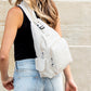 Bekah Brushed Vegan Suede Convertible Backpack Sling Bag