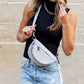 Riley Easy-Wipe Nylon Fold-Over Crossbody Bag